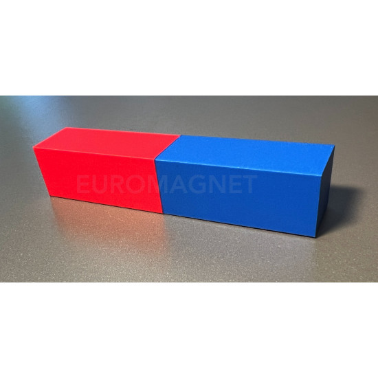 Iskolai taneszköz mágnes hasáb 22 mm x22 mm x 115 mm